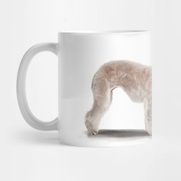 The Bedlington Terrier Dog by Elspeth Rose Design